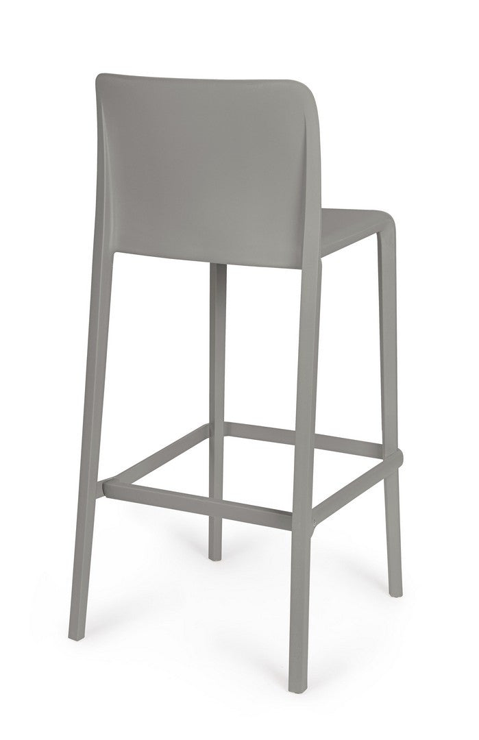 Scaun Bar Plastic Gri, Chloris Bizzotto - Imagine 2