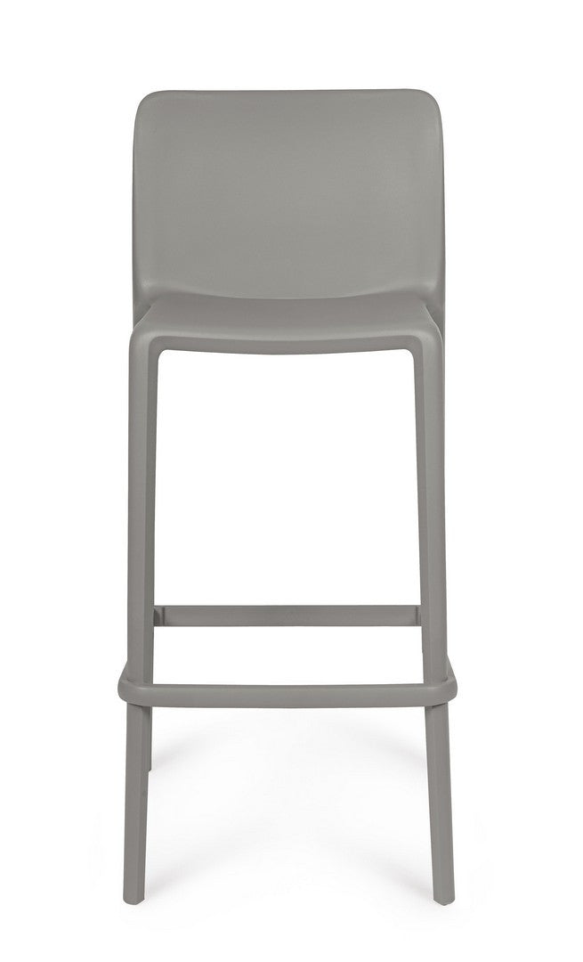Scaun Bar Plastic Gri, Chloris Bizzotto - Imagine 3