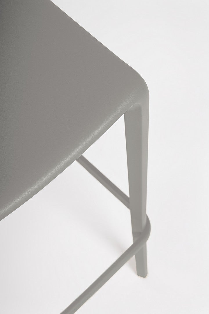 Scaun Bar Plastic Gri, Chloris Bizzotto - Imagine 7