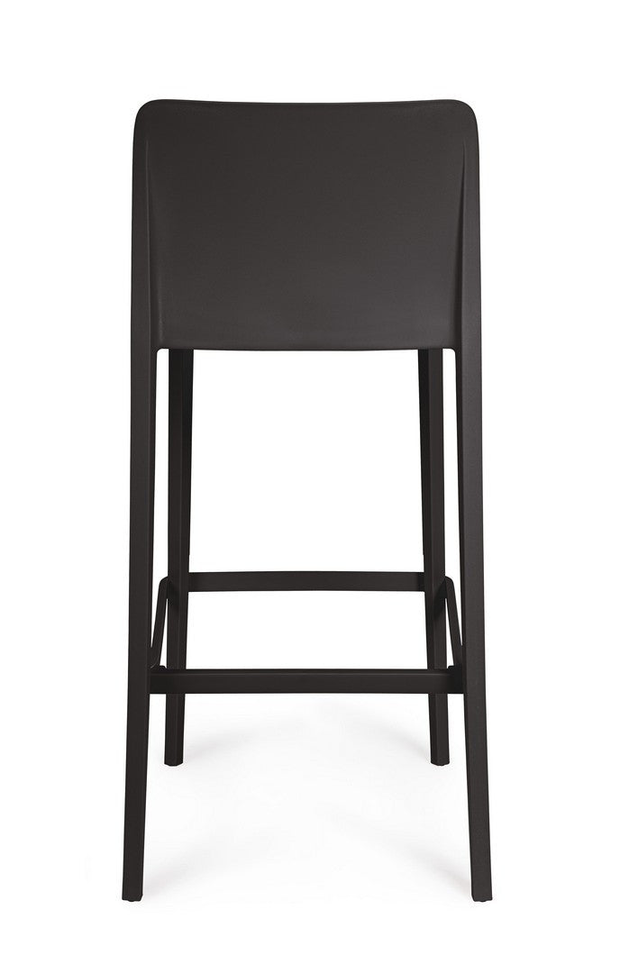 Scaun Bar Plastic Negru, Chloris Bizzotto - Imagine 4