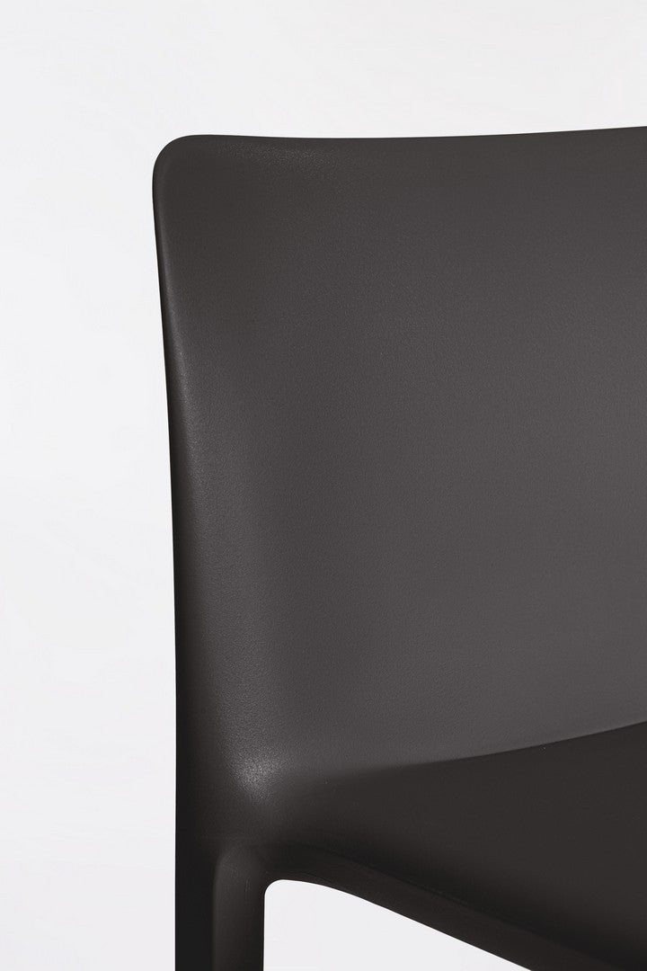Scaun Bar Plastic Negru, Chloris Bizzotto - Imagine 6