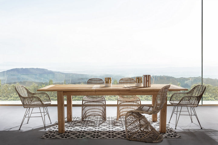 Scaun Dining Natural Cu Brațe Ratan, Raquel Bizzotto - Imagine 7