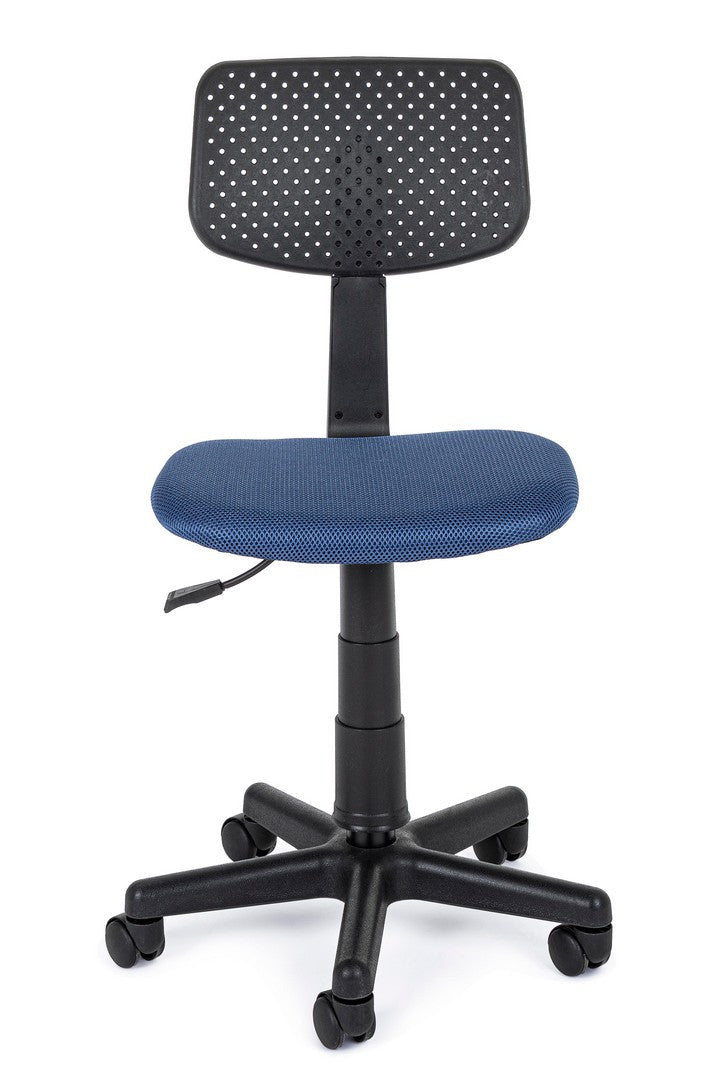 Scaun Birou Rotativ Textil Albastru, Artemis Blue Bizzotto - Imagine 3