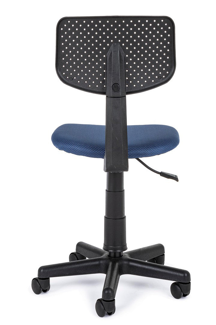 Scaun Birou Rotativ Textil Albastru, Artemis Blue Bizzotto - Imagine 4