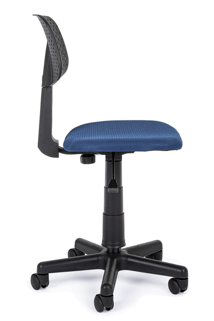 Scaun Birou Rotativ Textil Albastru, Artemis Blue Bizzotto - Imagine 5