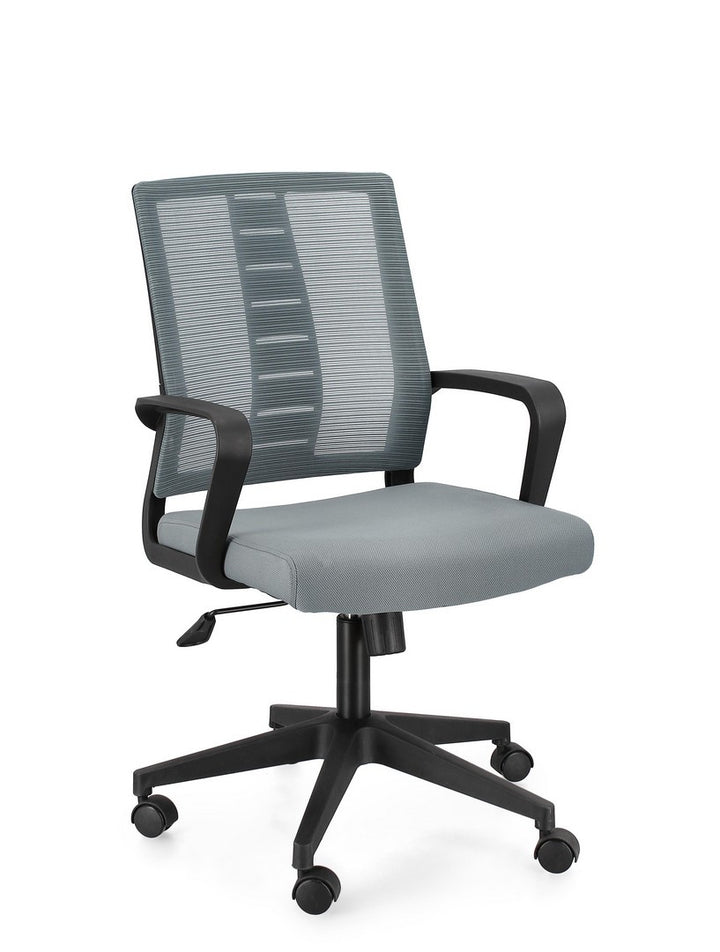 Scaun Birou Rotativ Textil Gri, Roman Bizzotto - Imagine 1