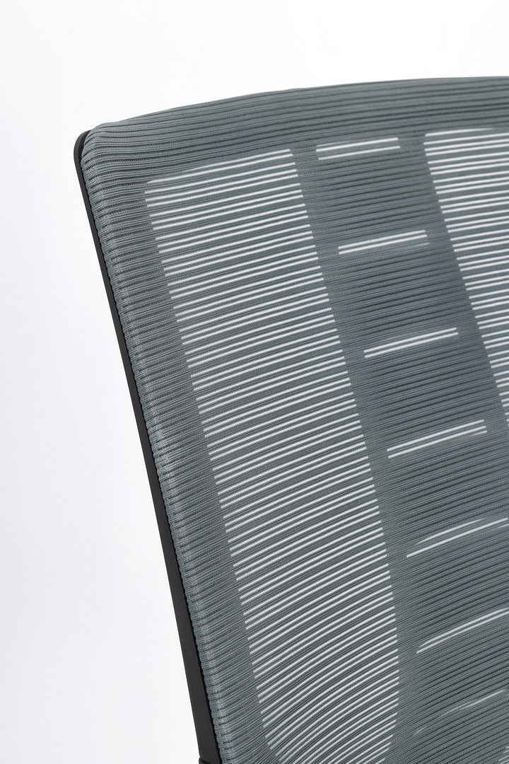 Scaun Birou Rotativ Textil Gri, Roman Bizzotto - Imagine 7
