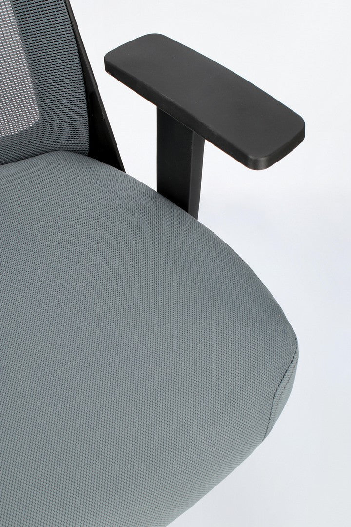 Scaun Birou Rotativ Textil Gri, Wesley Bizzotto - Imagine 8