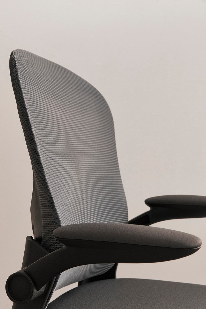 Scaun Birou Rotativ Gri, Kempton Bizzotto - Imagine 5