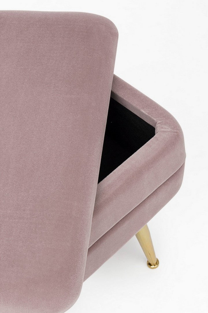 Banchetă Depozitare Tapițată Catifea Mauve, Pavlina Bizzotto - Imagine 5
