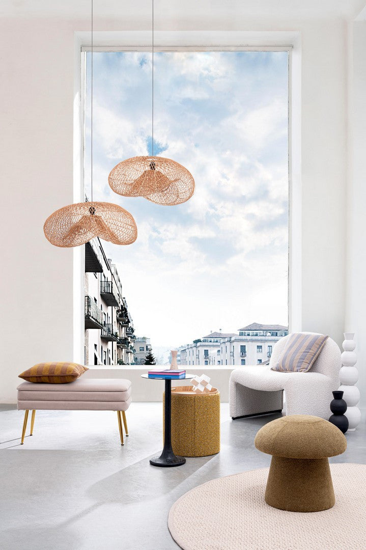 Bancă Depozitare Tapițată Catifea Bej, Pavlina Bizzotto - Imagine 8