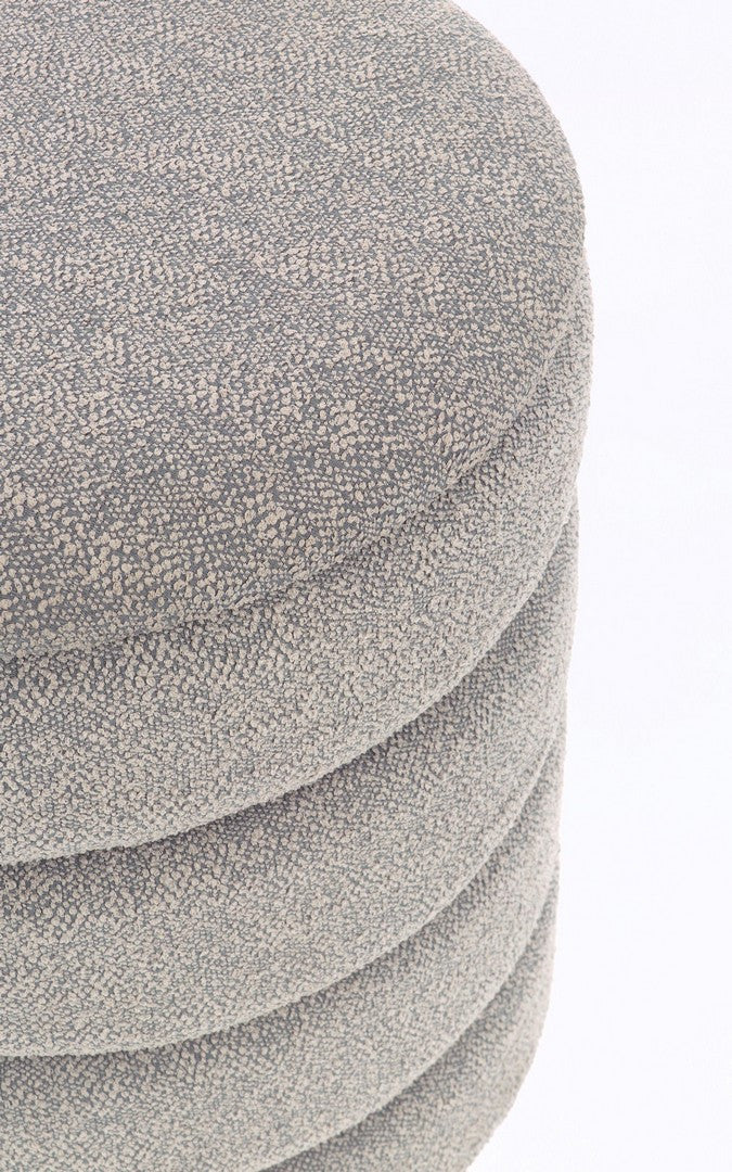 Set Pouf Depozitare Bouclé Gri, Katerina Bizzotto - Imagine 3