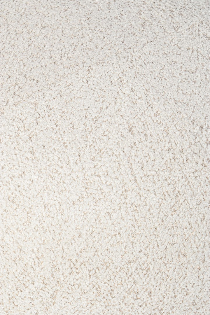 Taburet Tapițat Bouclé Bej, Dayla Natural Bizzotto - Imagine 5