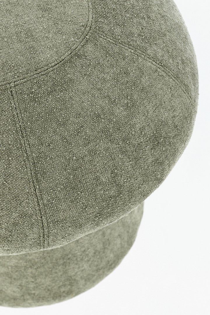 Pouf Depozitare Tapițat Textil Verde, Tiana Mint Bizzotto - Imagine 2