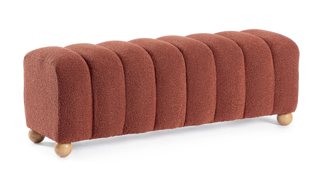 Bancă Tapițată Bouclé Ginger, 2 Locuri, Bizzotto - Imagine 1