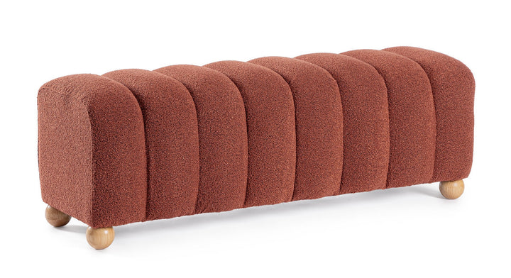 Bancă Tapițată Bouclé Ginger, 2 Locuri, Bizzotto - Imagine 1