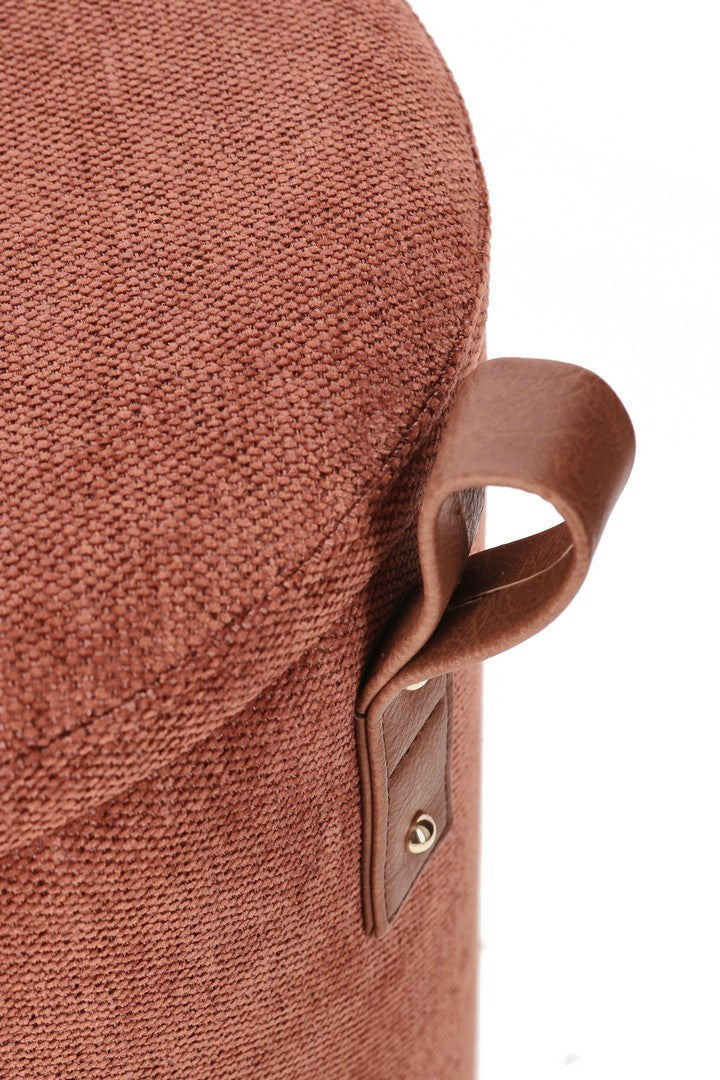 Pouf Tapițat Ginger Cu Depozitare, Set 2, Bizzotto - Imagine 3