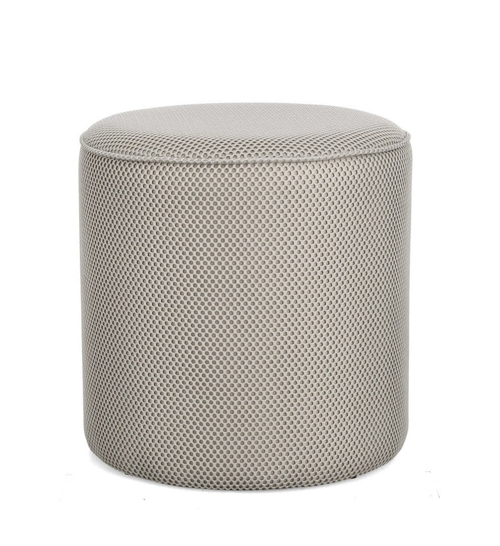 Pouf Modern Tapițat Gri Deschis, Oleysa Bizzotto - Imagine 1