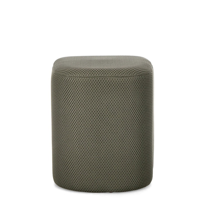 Pouf Modern Textil Verde Închis, Darya Bizzotto - Imagine 4