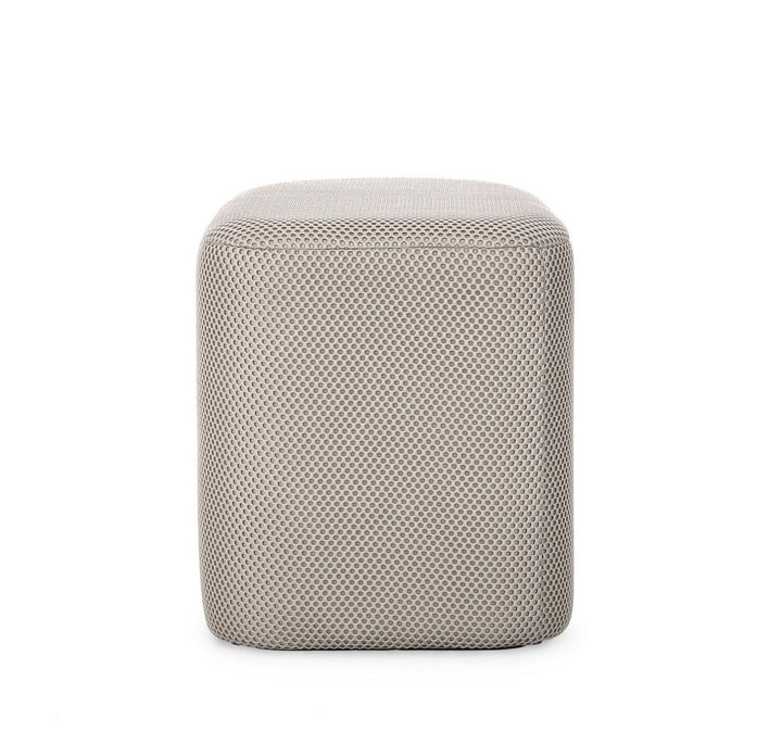 Pouf Modern Tapițat Gri, Darya Light Bizzotto - Imagine 2
