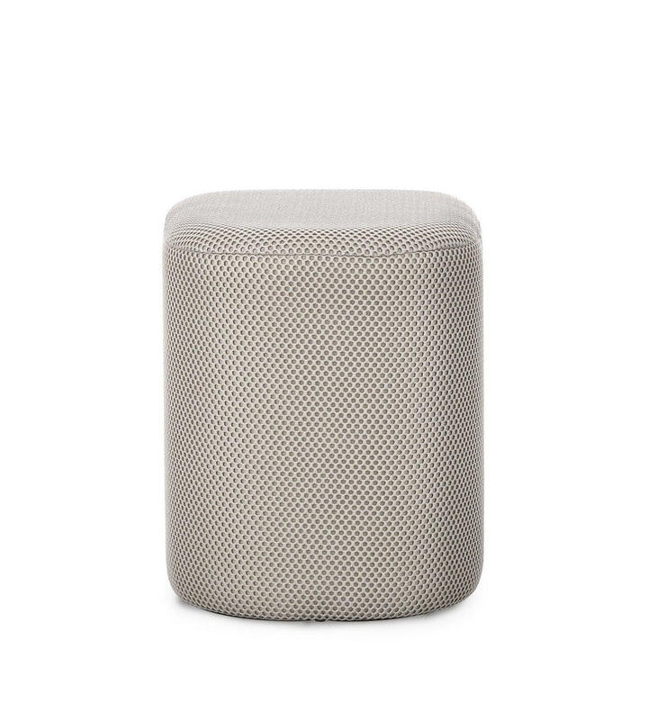 Pouf Modern Tapițat Gri, Darya Light Bizzotto - Imagine 3