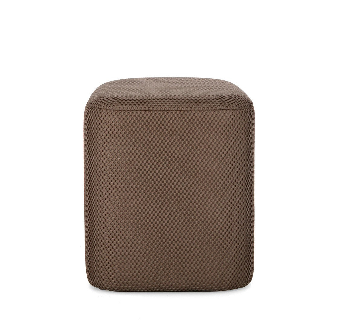 Pouf Modern Tapițat Textil Maro, Darya Tierra Bizzotto - Imagine 2