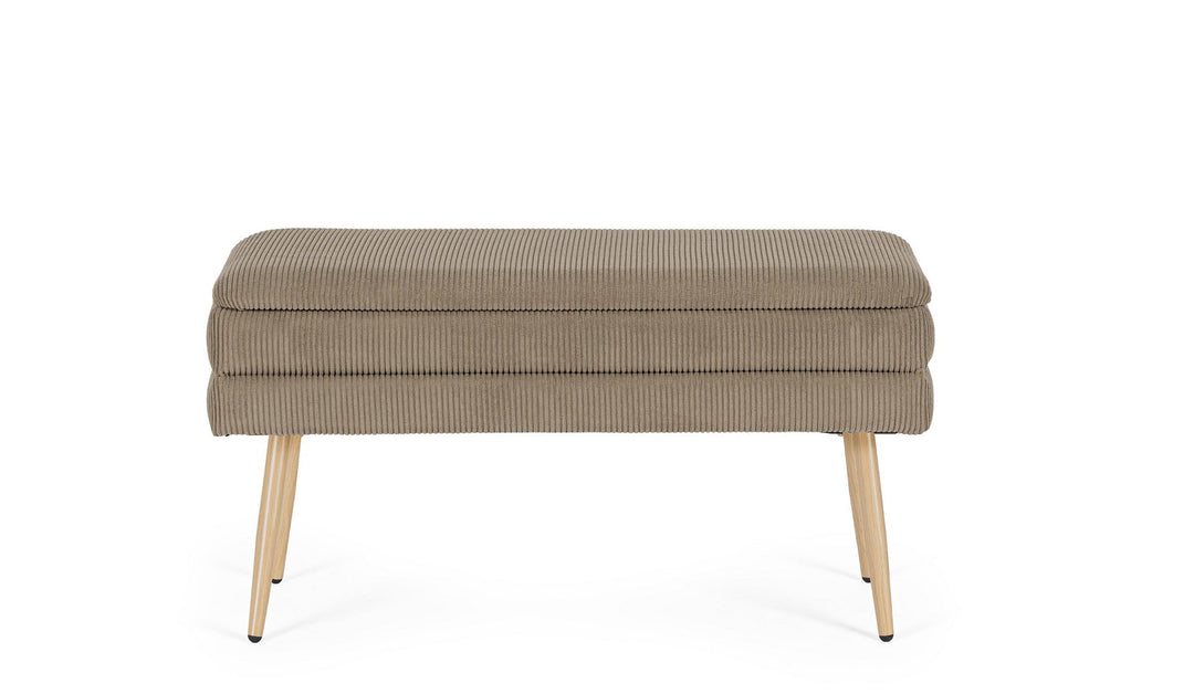 Bancă Tapițată Cu Depozitare Taupe, Olga Bizzotto - Imagine 3