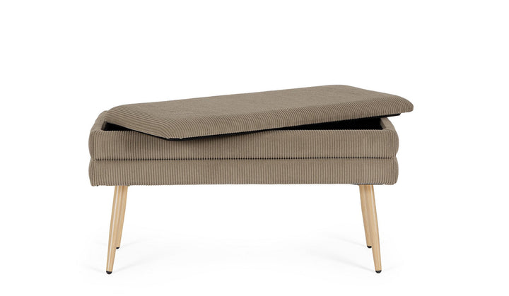 Bancă Tapițată Cu Depozitare Taupe, Olga Bizzotto - Imagine 5