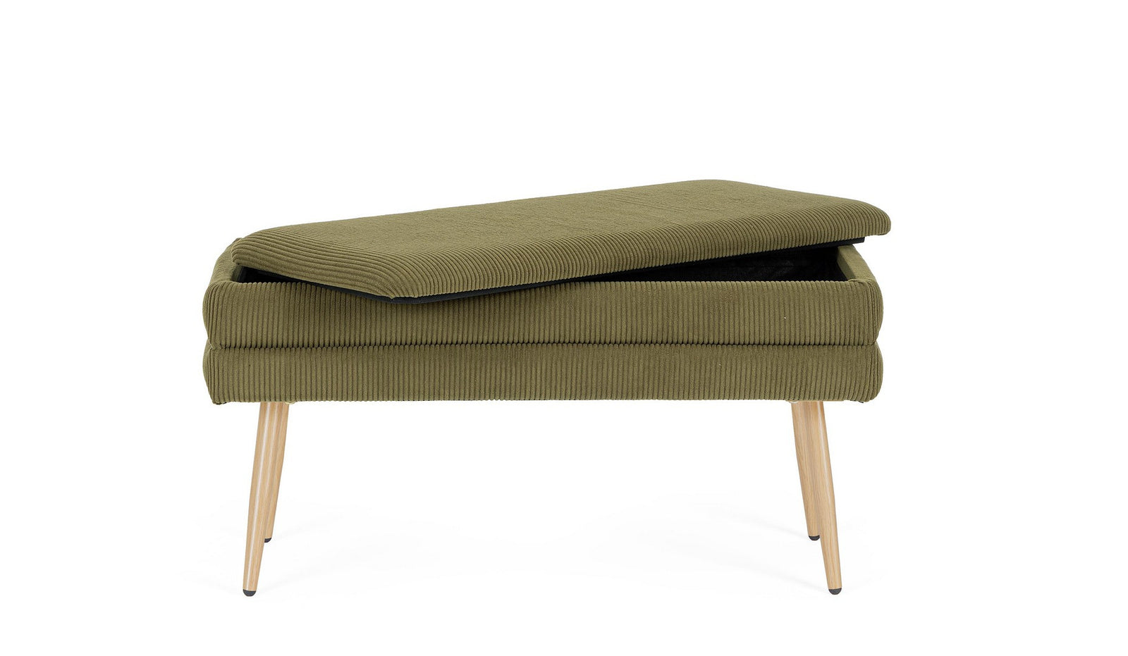 Bancă Tapițată Verde Cu Spațiu De Depozitare, Olga Forest Bizzotto - Imagine 5