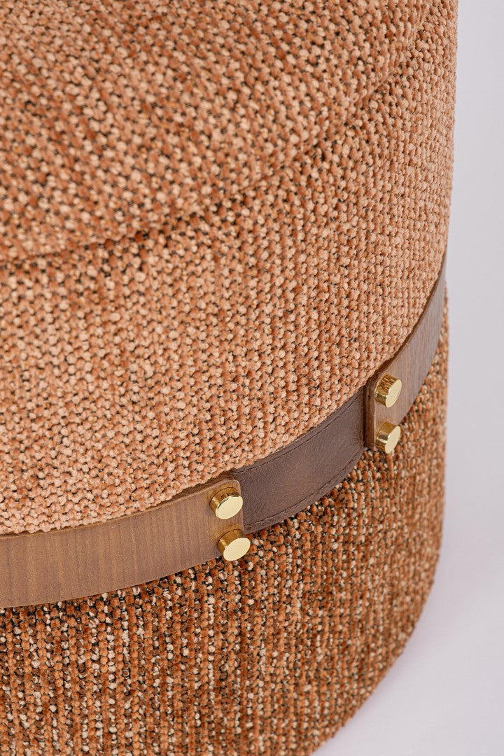 Set Pouf Tapițat Textil Ginger Cu Depozitare, Talya Bizzotto - Imagine 3