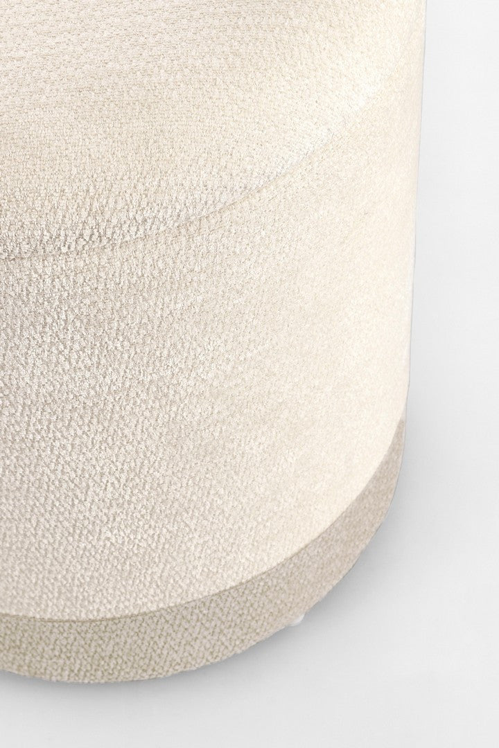 Set Pouf Depozitare Textil Gri Deschis, Deva Bizzotto - Imagine 2