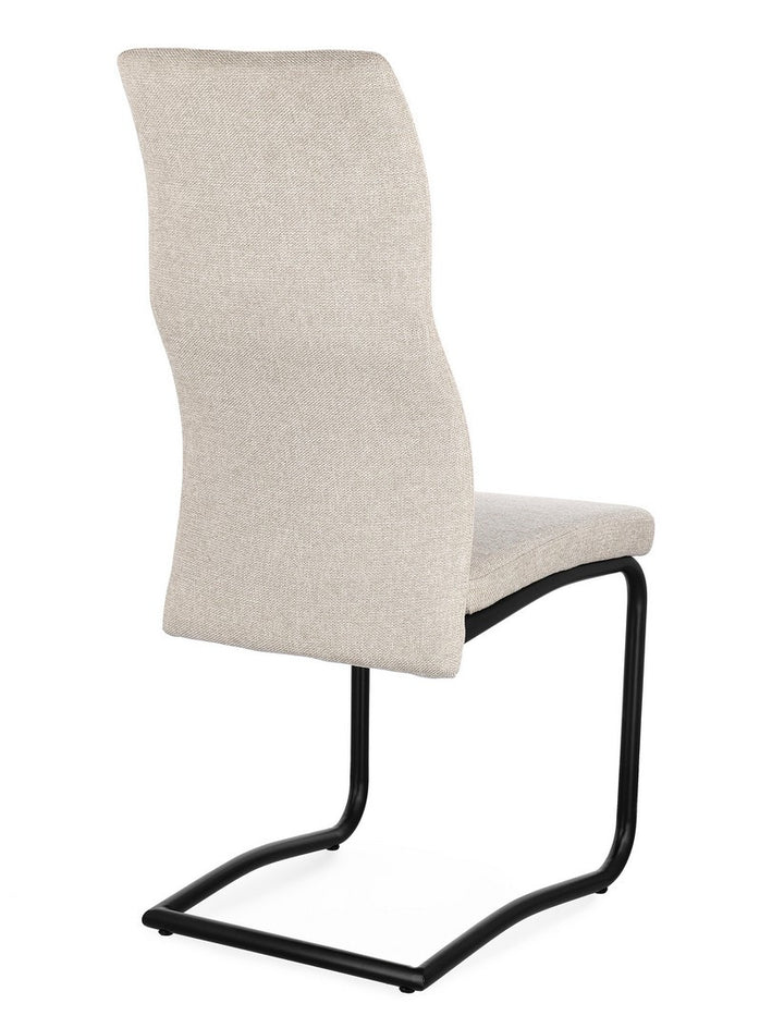 Scaun Dining Tapițat Textil Bej, Thelma Bizzotto - Imagine 2