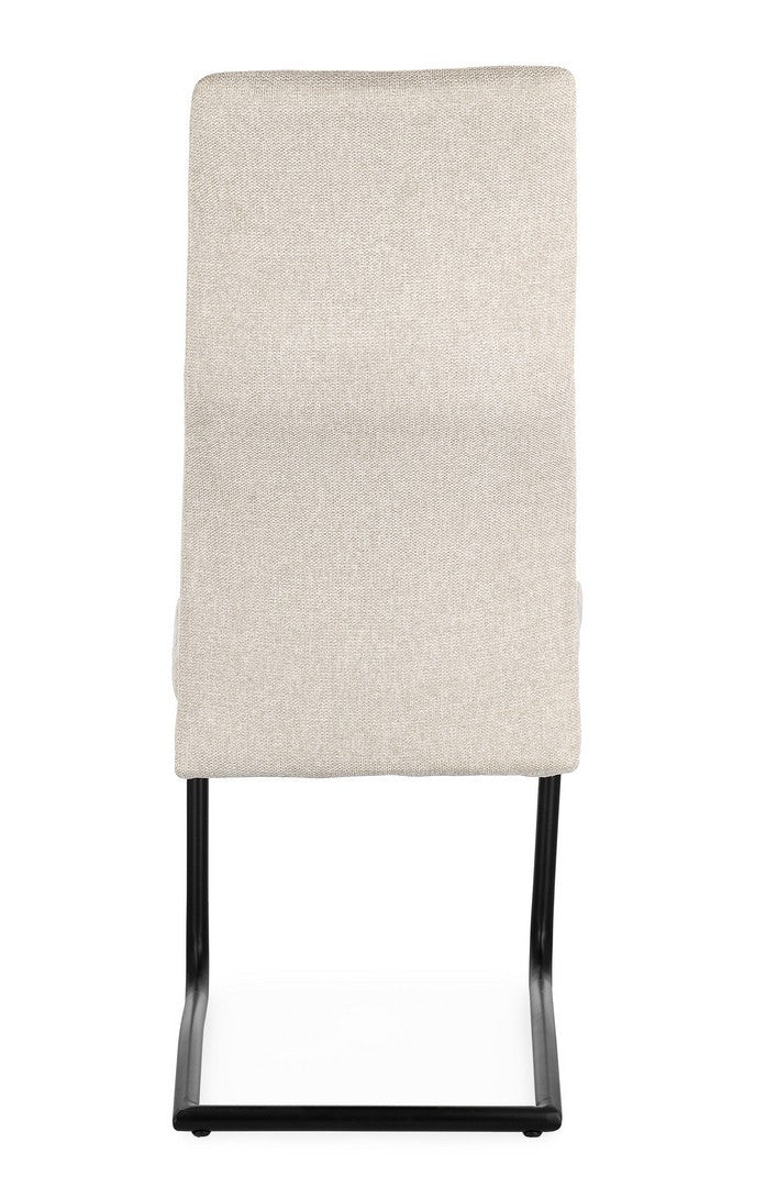 Scaun Dining Tapițat Textil Bej, Thelma Bizzotto - Imagine 5