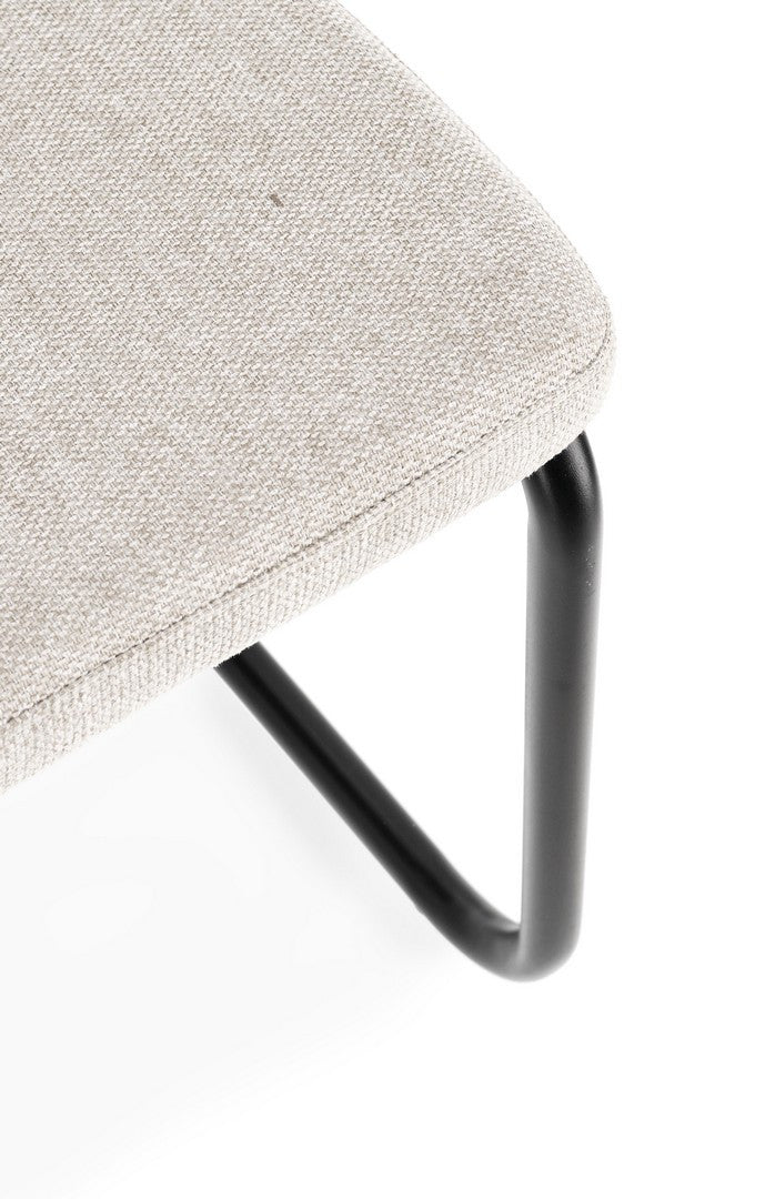 Scaun Dining Tapițat Textil Bej, Thelma Bizzotto - Imagine 8
