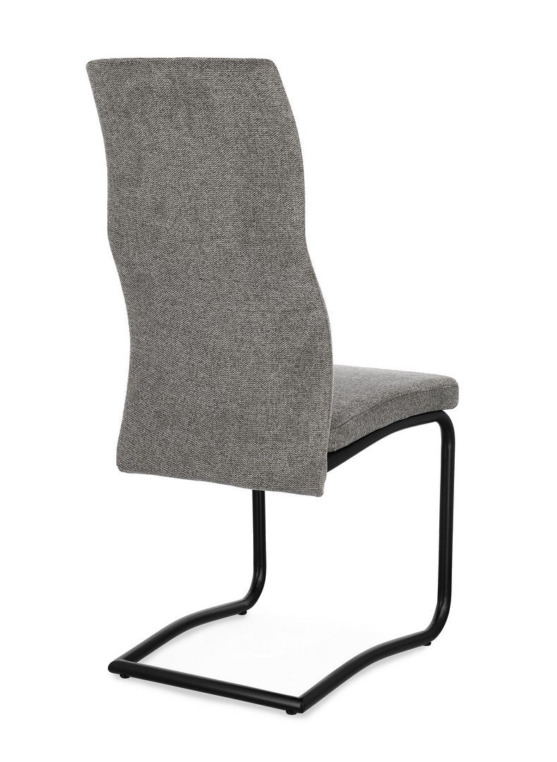 Scaun Dining Tapițat Textil Gri, Thelma Bizzotto - Imagine 2