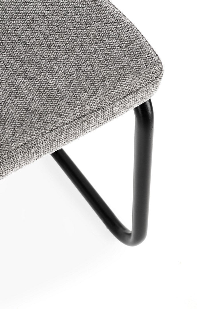 Scaun Dining Tapițat Textil Gri, Thelma Bizzotto - Imagine 8