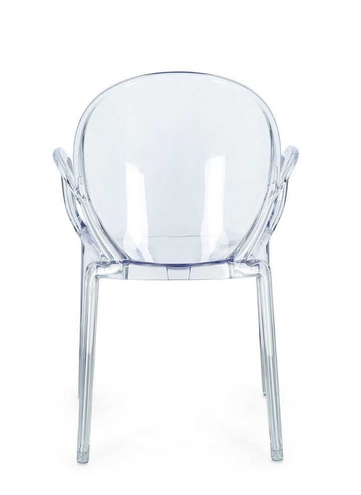 Scaun Dining Transparent Cu Brațe, Camilla Bizzotto - Imagine 5