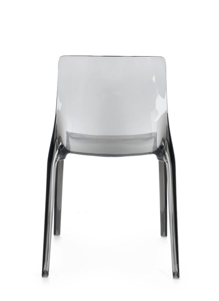 Scaun Dining Transparent Stivuibil Gri, Adele Bizzotto - Imagine 5