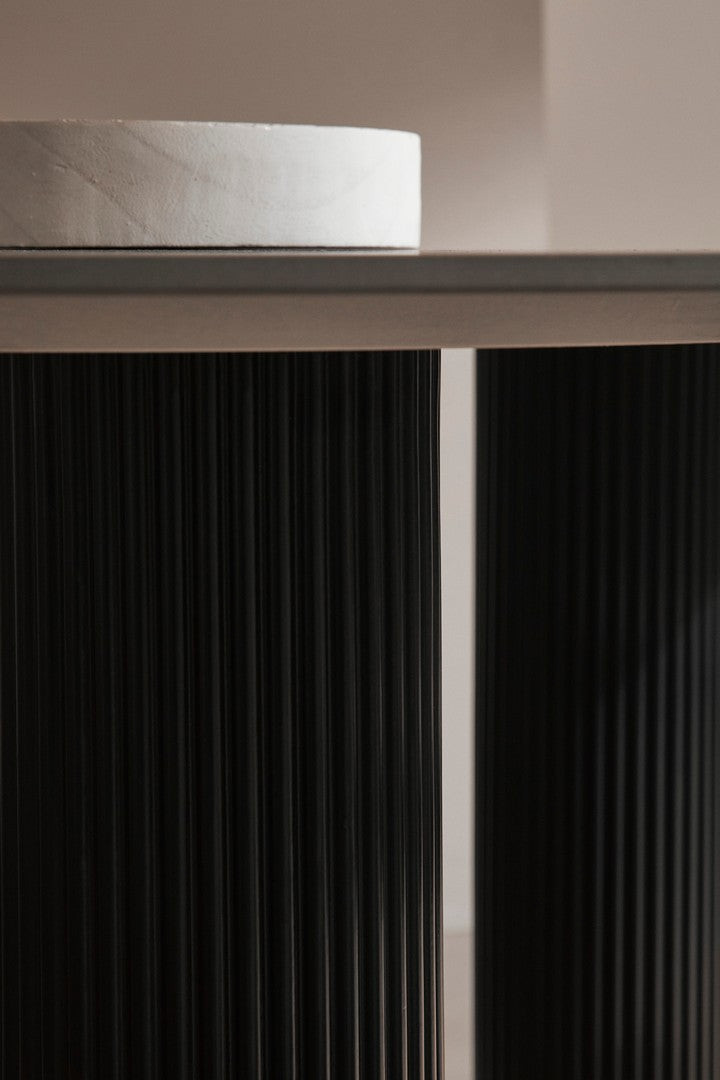 Masă Rotundă Porțelan Negru, Bamira Bizzotto - Imagine 6