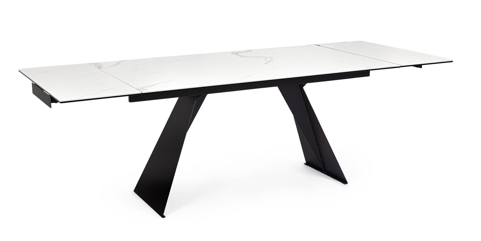 Masă Extensibilă Modernă Ceramică Albă, Blazar Bizzotto - Imagine 1