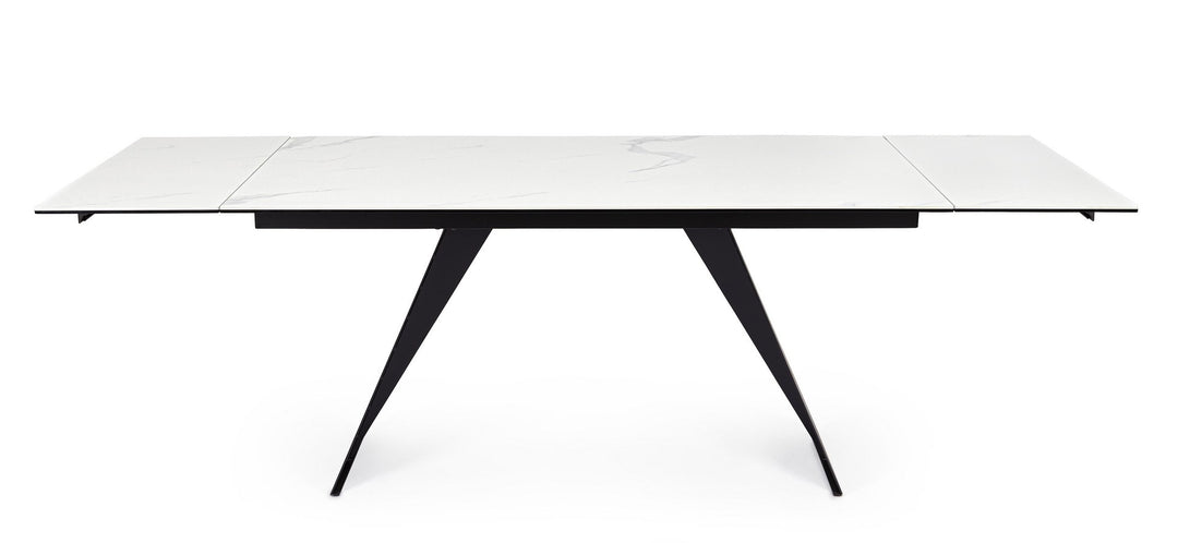 Masă Extensibilă Modernă Ceramică Albă, Blazar Bizzotto - Imagine 4