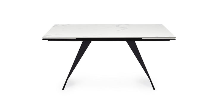 Masă Extensibilă Modernă Ceramică Albă, Blazar Bizzotto - Imagine 5