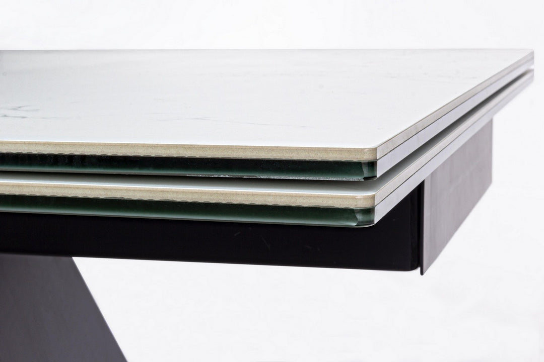 Masă Extensibilă Modernă Ceramică Albă, Blazar Bizzotto - Imagine 7