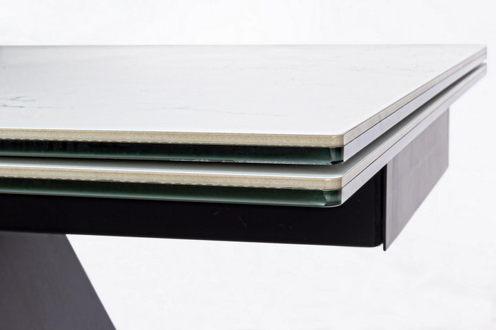 Masă Extensibilă Modernă Ceramică Albă, Blazar Bizzotto - Imagine 7