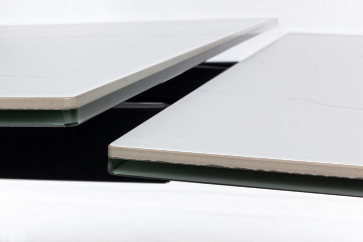 Masă Extensibilă Modernă Ceramică Albă, Blazar Bizzotto - Imagine 11