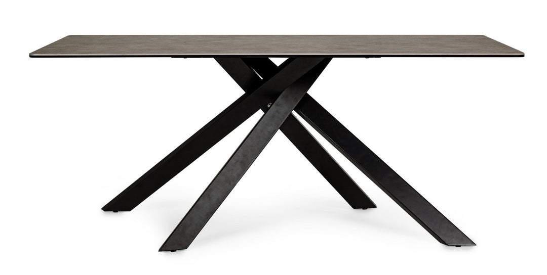 Masă Modernă Ceramică Negru, Messier Bizzotto - Imagine 3