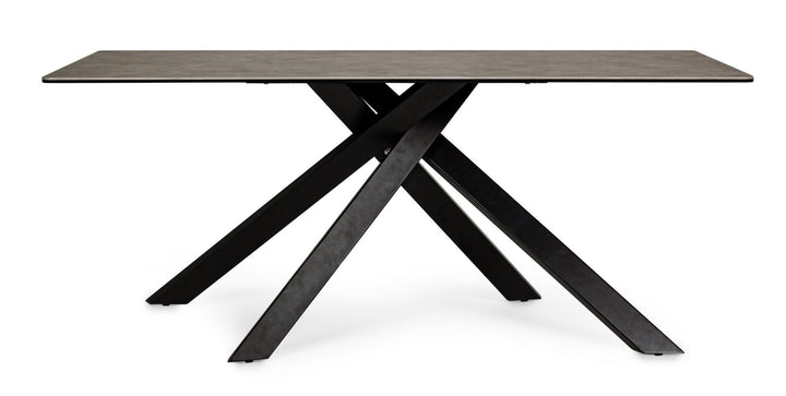 Masă Modernă Ceramică Negru, Messier Bizzotto - Imagine 3