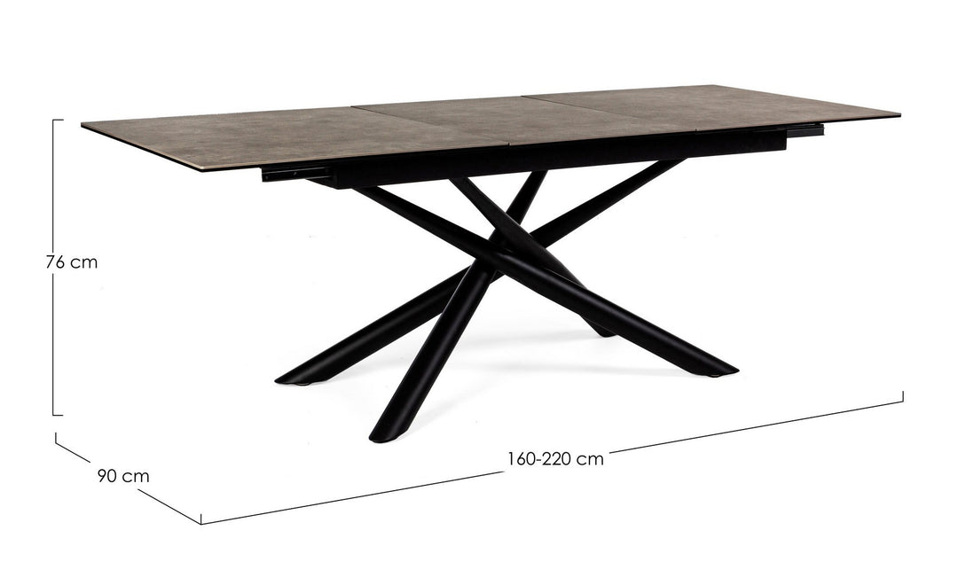 Masă Extensibilă Modernă Ceramică, Seyfert Bizzotto - Imagine 3