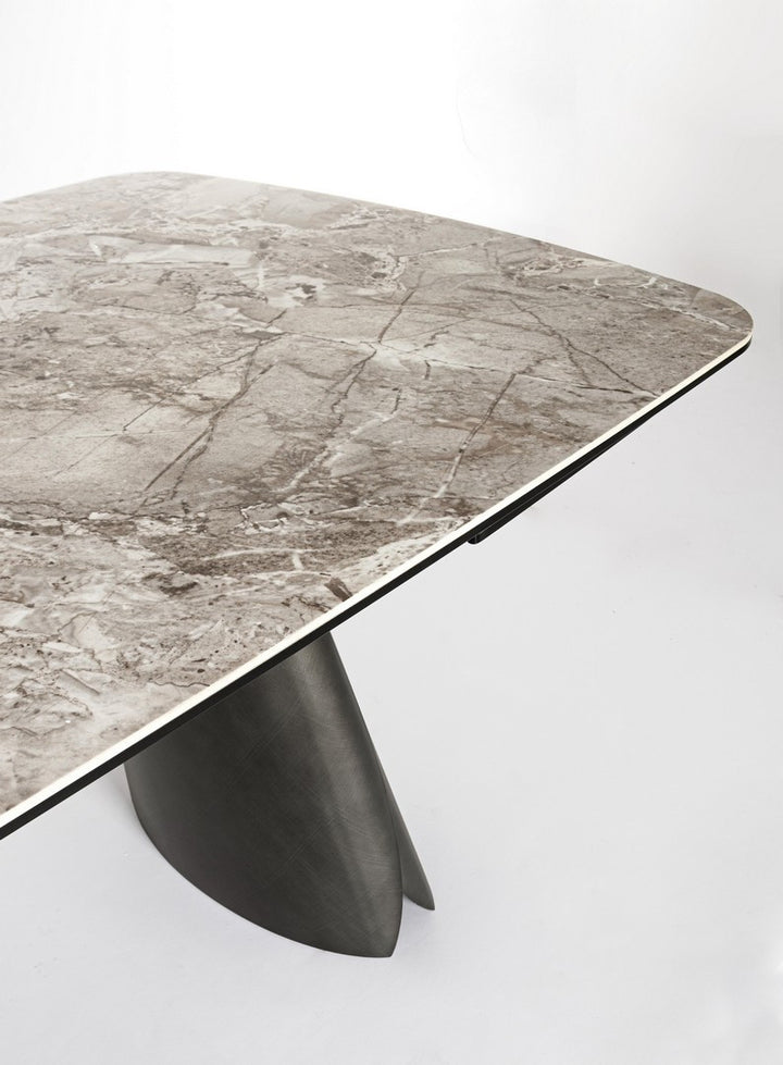 Masă Extensibilă Ceramică Gri Lucios, Cile Nordic Bizzotto - Imagine 6