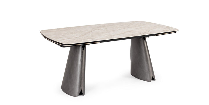 Masă Extensibilă Ceramică Lucioasă Sand, Cile Bizzotto - Imagine 2